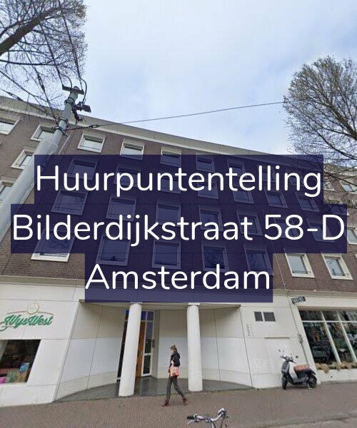 Foto gevel Huurpuntentelling voor Bilderdijkstraat 58-D, Amsterdam