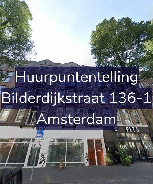 Foto gevel Huurpuntentelling voor Bilderdijkstraat 136-1, Amsterdam