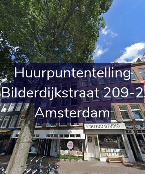 Foto gevel Huurpuntentelling voor Bilderdijkstraat 209-2, Amsterdam