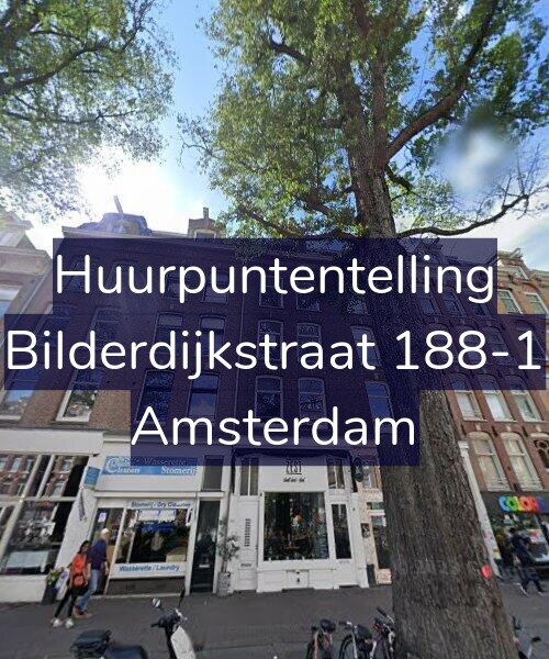 Foto gevel Huurpuntentelling voor Bilderdijkstraat 188-1, Amsterdam