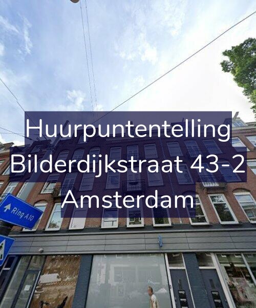 Foto gevel Huurpuntentelling voor Bilderdijkstraat 43-2, Amsterdam