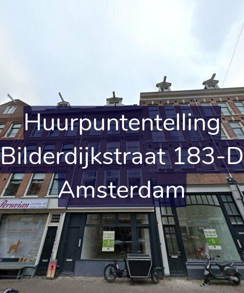Foto gevel Huurpuntentelling voor Bilderdijkstraat 183-D, Amsterdam