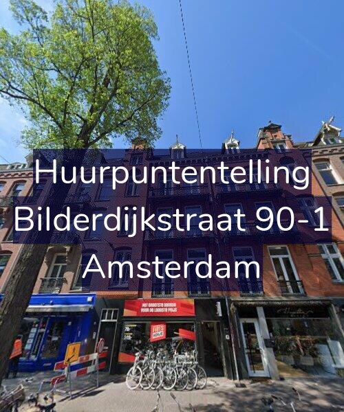 Foto gevel Huurpuntentelling voor Bilderdijkstraat 90-1, Amsterdam
