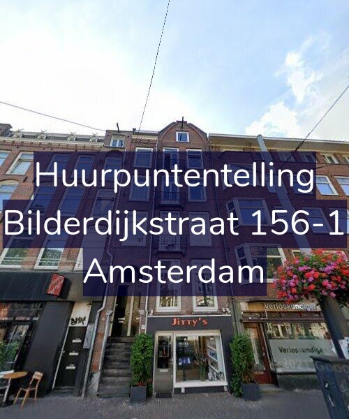 Foto gevel Huurpuntentelling voor Bilderdijkstraat 156-1, Amsterdam