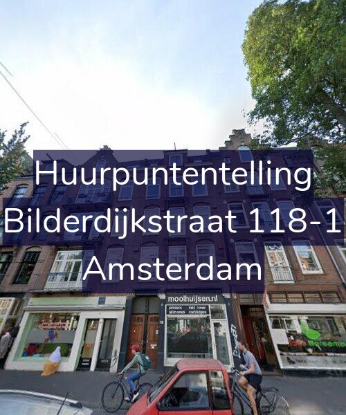 Foto gevel Huurpuntentelling voor Bilderdijkstraat 118-1, Amsterdam