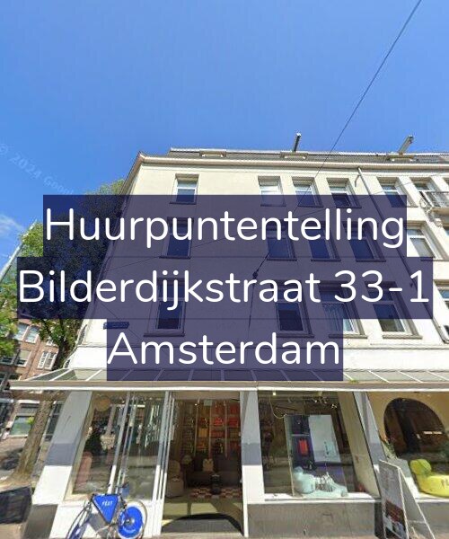 Foto gevel Huurpuntentelling voor Bilderdijkstraat 33-1, Amsterdam