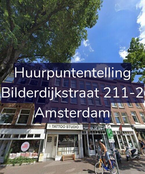 Foto gevel Huurpuntentelling voor Bilderdijkstraat 211-2, Amsterdam