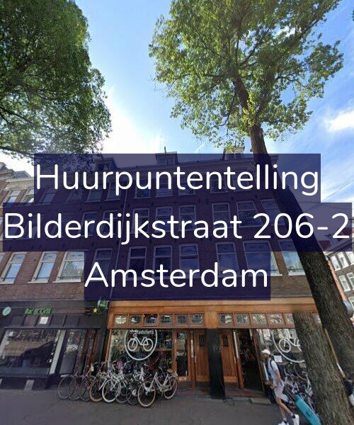 Foto gevel Huurpuntentelling voor Bilderdijkstraat 206-2, Amsterdam