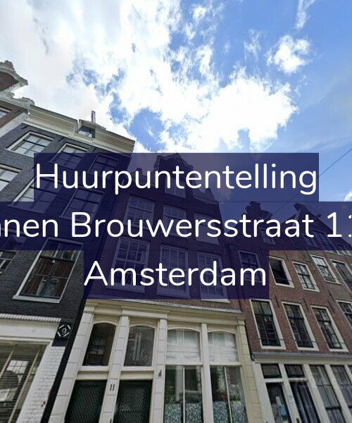 Foto gevel Huurpuntentelling voor Binnen Brouwersstraat 11-3, Amsterdam
