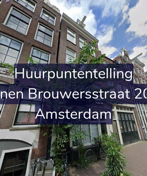 Foto gevel Huurpuntentelling voor Binnen Brouwersstraat 20-H, Amsterdam