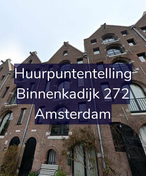 Foto gevel Huurpuntentelling voor Binnenkadijk 272, Amsterdam