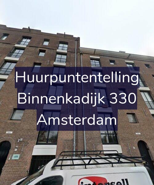 Foto gevel Huurpuntentelling voor Binnenkadijk 330, Amsterdam