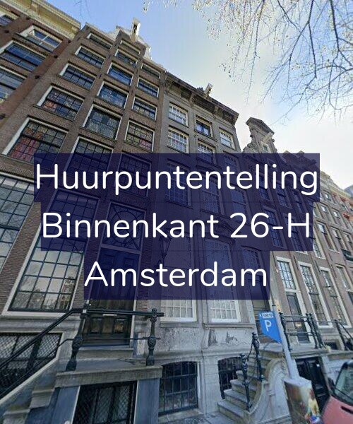 Foto gevel Huurpuntentelling voor Binnenkant 26-H, Amsterdam