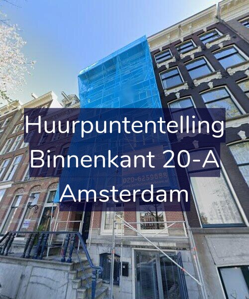 Foto gevel Huurpuntentelling voor Binnenkant 20-A, Amsterdam