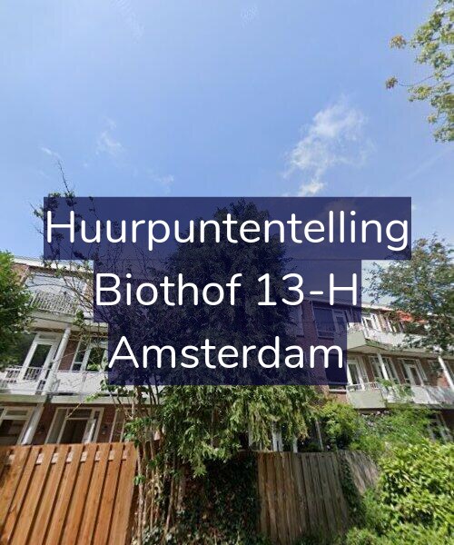 Foto gevel Huurpuntentelling voor Biothof 13-H, Amsterdam