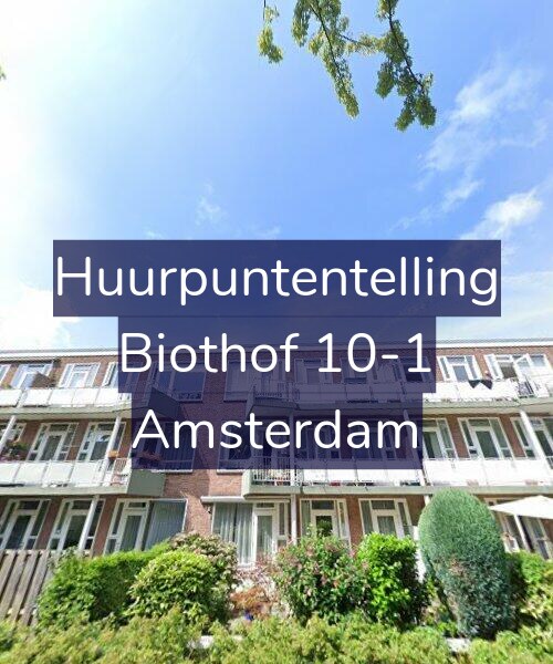 Foto gevel Huurpuntentelling voor Biothof 10-1, Amsterdam