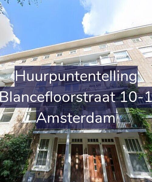 Foto gevel Huurpuntentelling voor Blancefloorstraat 10-1, Amsterdam