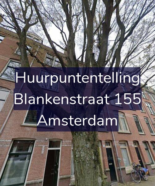 Foto gevel Huurpuntentelling voor Blankenstraat 155, Amsterdam