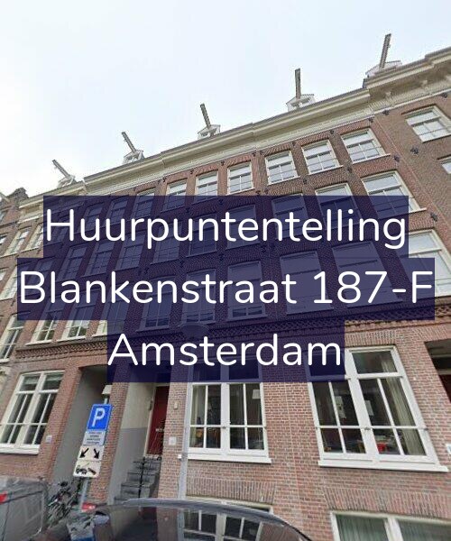 Foto gevel Huurpuntentelling voor Blankenstraat 187-F, Amsterdam