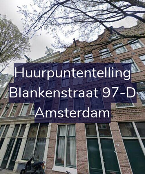 Foto gevel Huurpuntentelling voor Blankenstraat 97-D, Amsterdam