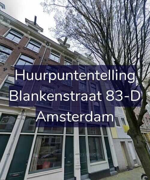 Foto gevel Huurpuntentelling voor Blankenstraat 83-D, Amsterdam