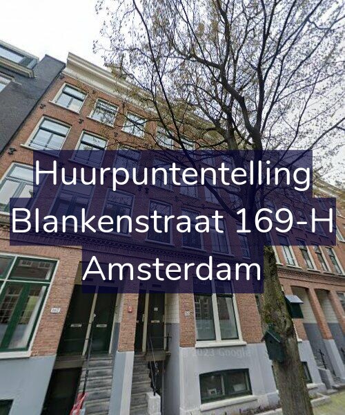 Foto gevel Huurpuntentelling voor Blankenstraat 169-H, Amsterdam
