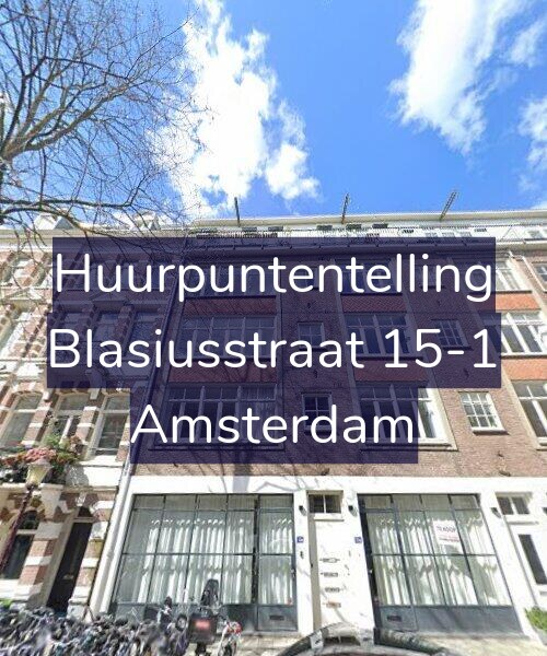 Foto gevel Huurpuntentelling voor Blasiusstraat 15-1, Amsterdam