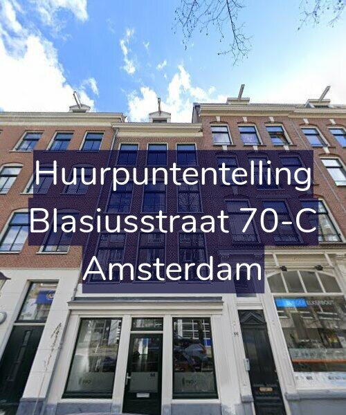 Foto gevel Huurpuntentelling voor Blasiusstraat 70-C, Amsterdam