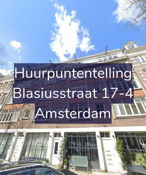 Foto gevel Huurpuntentelling voor Blasiusstraat 17-4, Amsterdam