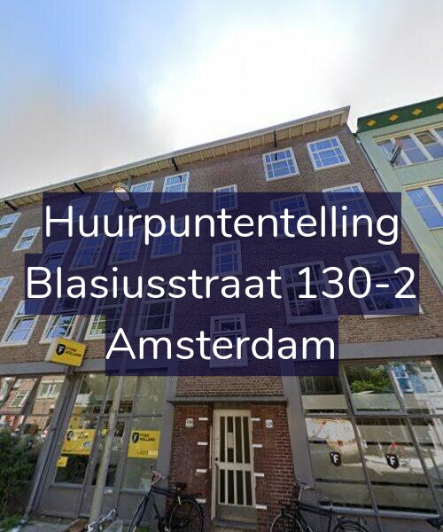 Foto gevel Huurpuntentelling voor Blasiusstraat 130-2, Amsterdam