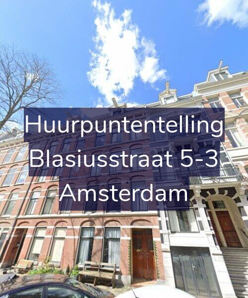 Foto gevel Huurpuntentelling voor Blasiusstraat 5-3, Amsterdam