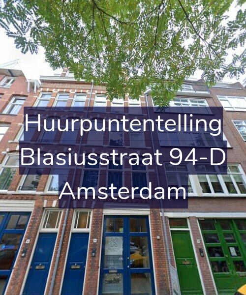 Foto gevel Huurpuntentelling voor Blasiusstraat 94-D, Amsterdam