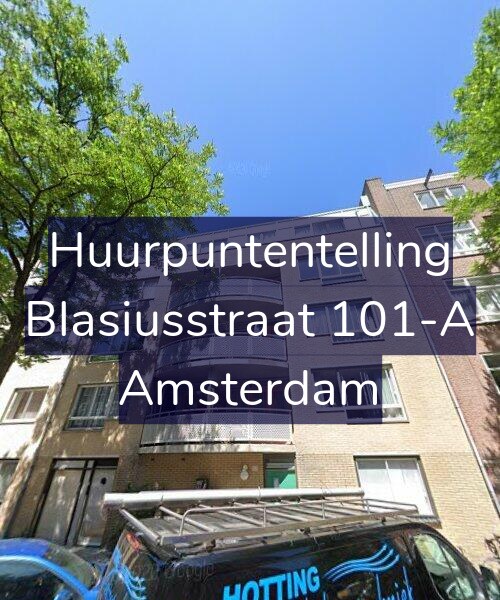 Foto gevel Huurpuntentelling voor Blasiusstraat 101-A, Amsterdam