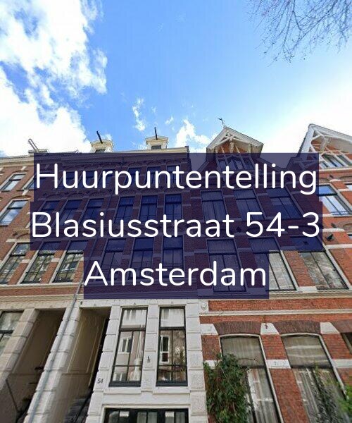Foto gevel Huurpuntentelling voor Blasiusstraat 54-3, Amsterdam