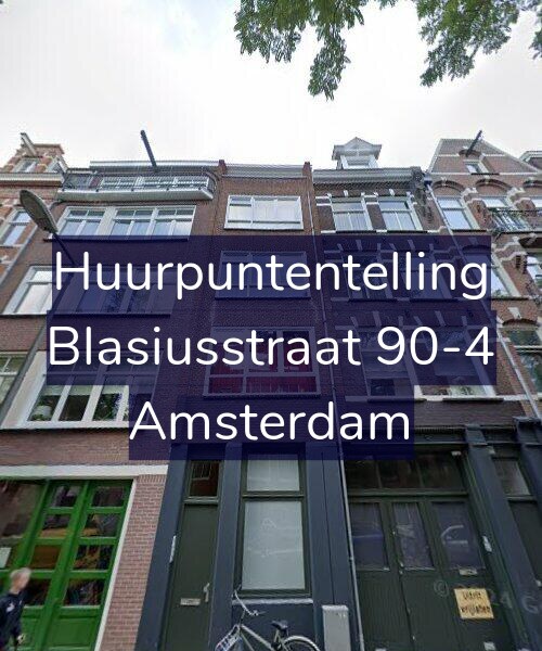 Foto gevel Huurpuntentelling voor Blasiusstraat 90-4, Amsterdam