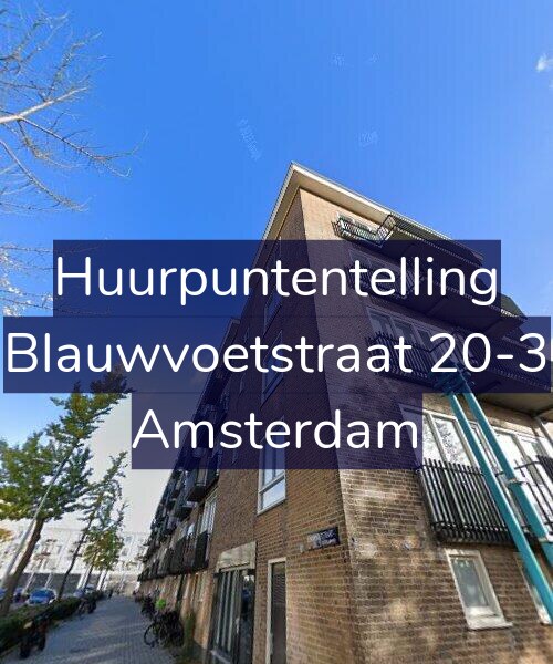 Foto gevel Huurpuntentelling voor Blauwvoetstraat 20-3, Amsterdam