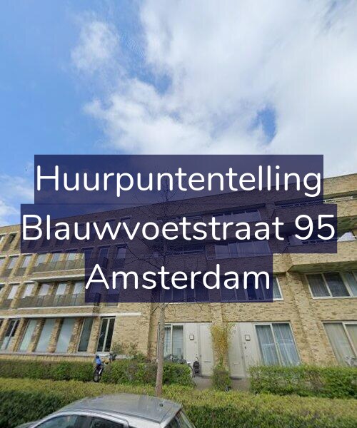 Foto gevel Huurpuntentelling voor Blauwvoetstraat 95, Amsterdam