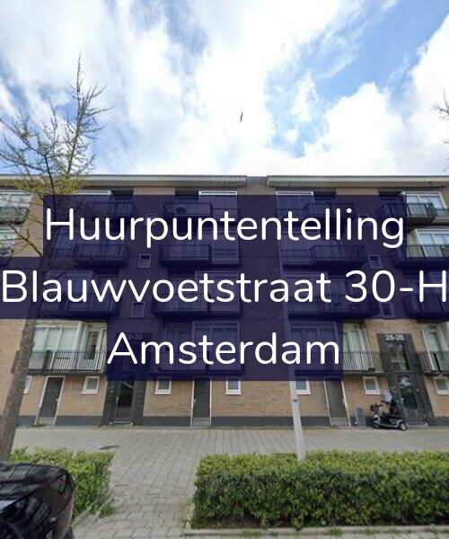 Foto gevel Huurpuntentelling voor Blauwvoetstraat 30-H, Amsterdam