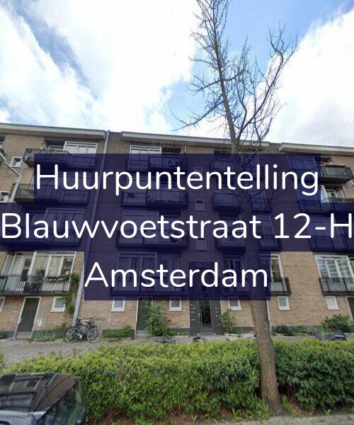 Foto gevel Huurpuntentelling voor Blauwvoetstraat 12-H, Amsterdam