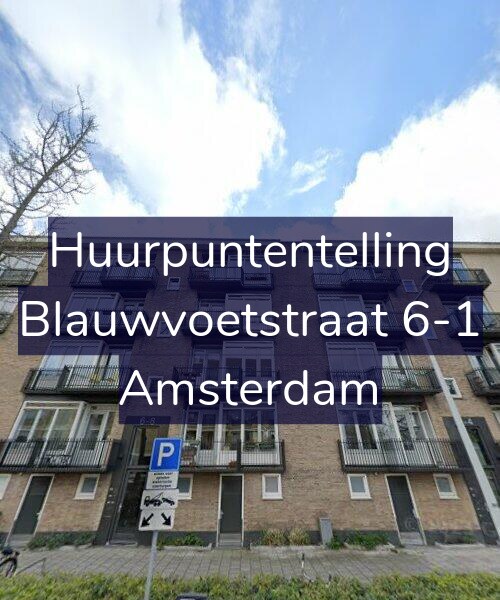 Foto gevel Huurpuntentelling voor Blauwvoetstraat 6-1, Amsterdam