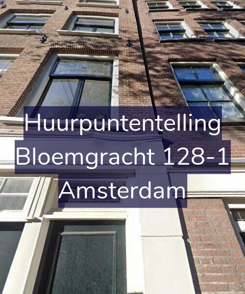 Foto gevel Huurpuntentelling voor Bloemgracht 128-1, Amsterdam