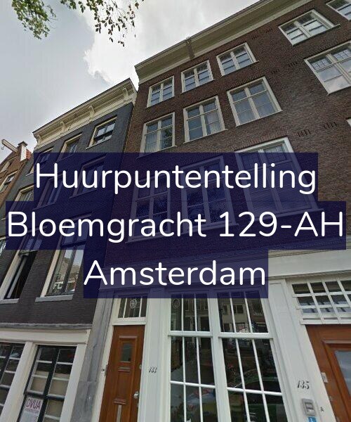 Foto gevel Huurpuntentelling voor Bloemgracht 129-AH, Amsterdam