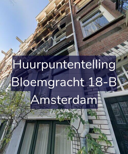Foto gevel Huurpuntentelling voor Bloemgracht 18-B, Amsterdam