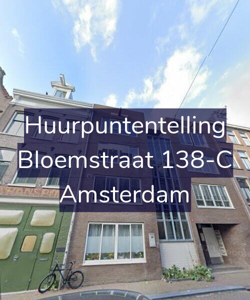 Foto gevel Huurpuntentelling voor Bloemstraat 138-C, Amsterdam