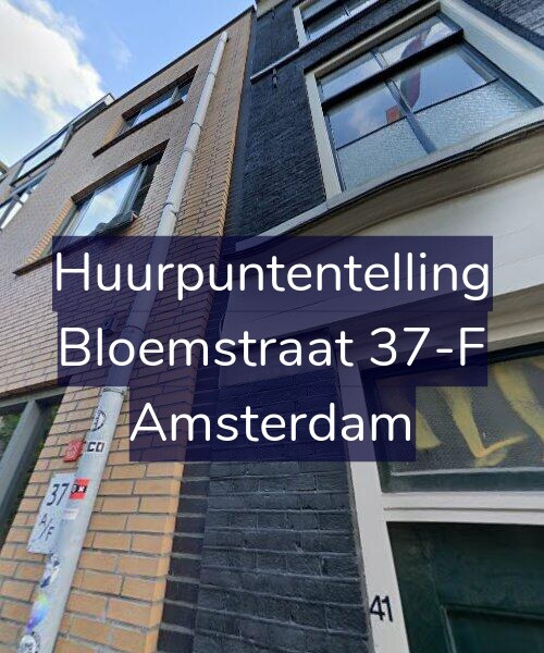 Foto gevel Huurpuntentelling voor Bloemstraat 37-F, Amsterdam