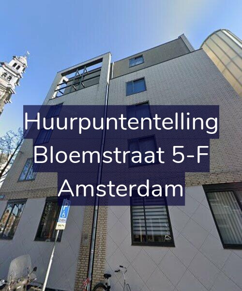Foto gevel Huurpuntentelling voor Bloemstraat 5-F, Amsterdam
