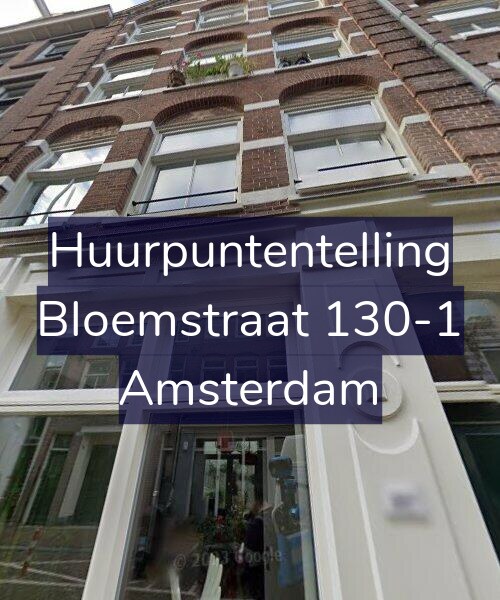 Foto gevel Huurpuntentelling voor Bloemstraat 130-1, Amsterdam