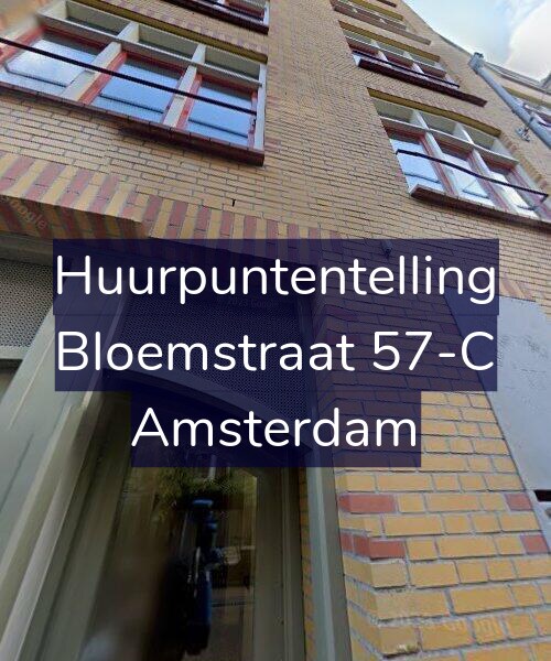 Foto gevel Huurpuntentelling voor Bloemstraat 57-C, Amsterdam