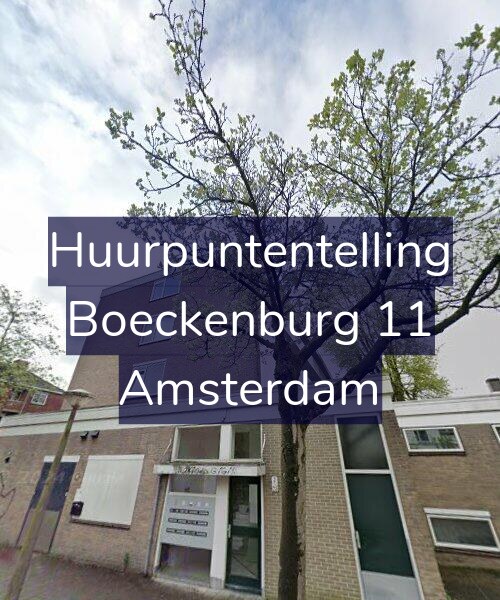 Foto gevel Huurpuntentelling voor Boeckenburg 11, Amsterdam