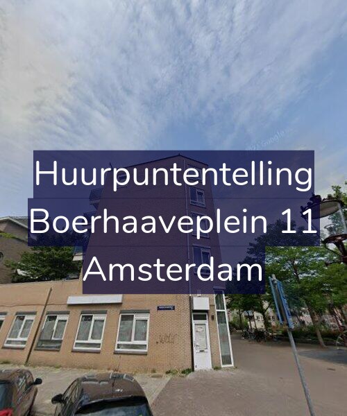 Foto gevel Huurpuntentelling voor Boerhaaveplein 11, Amsterdam